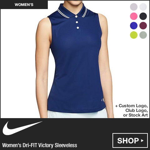 Nike Women's Dri-FIT Victory Sleeveless Golf Shirts