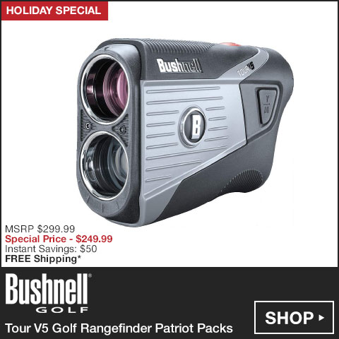 Bushnell Tour V5 Golf Rangefinder Patriot Packs - HOLIDAY SPECIAL at Golf Locker