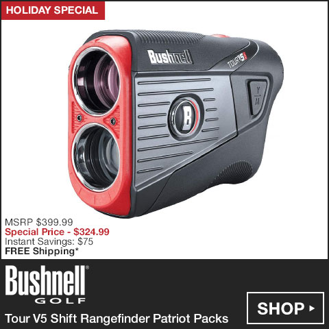 Bushnell Tour V5 Shift Golf Rangefinder Patriot Packs - HOLIDAY SPECIAL at Golf Locker