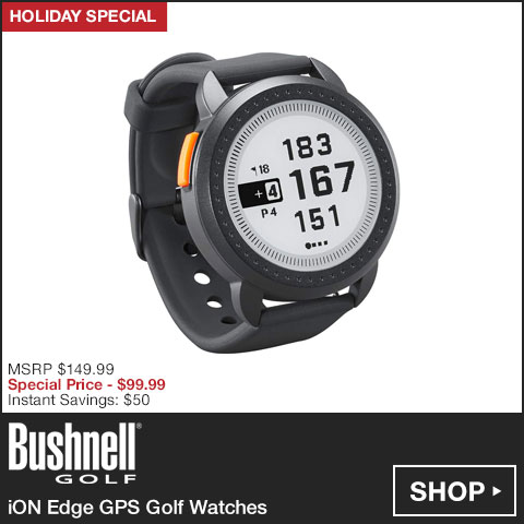 Bushnell iON Edge GPS Golf Watches - HOLIDAY SPECIAL at Golf Locker