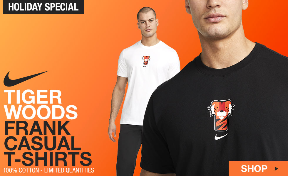 Nike Tiger Woods Frank Casual T-Shirts - HOLIDAY SPECIAL at Golf Locker