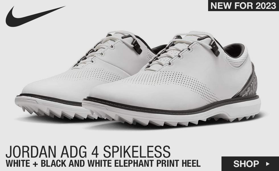 New 2023 	Jordan ADG 4 Spikeless Golf Shoes at Golf Locker
