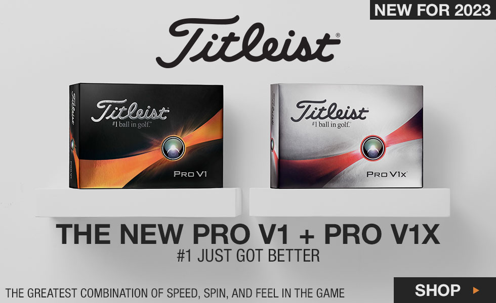 New 2023 Titleist Pro V1 and Pro V1X Balls at Golf Locker