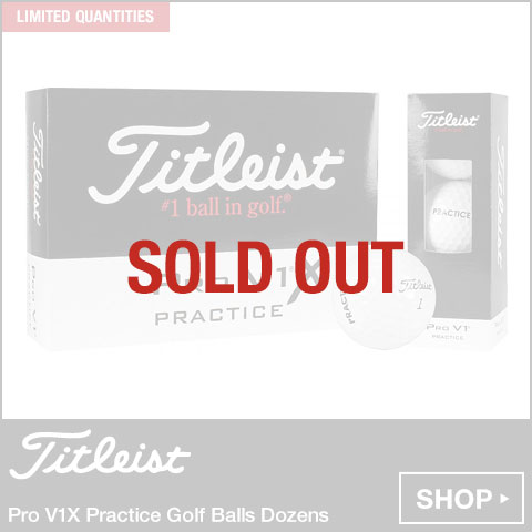 Titleist Pro V1X Practice Golf Balls Dozens at Golf Locker