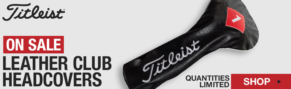 Titleist 	Leather Golf Club Headcovers - ON SALE at Golf Locker