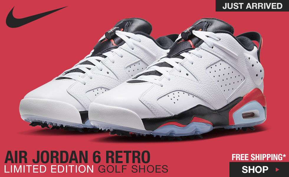 Nike Air Jordan 6 Retro Golf Shoes at Golf Locker