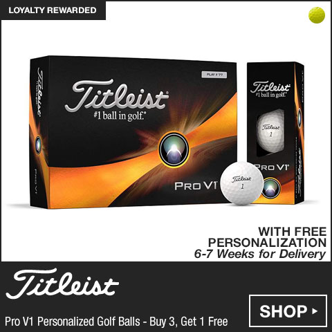 Titleist Pro V1 Personalized Golf Balls - Buy 3, Get 1 Free