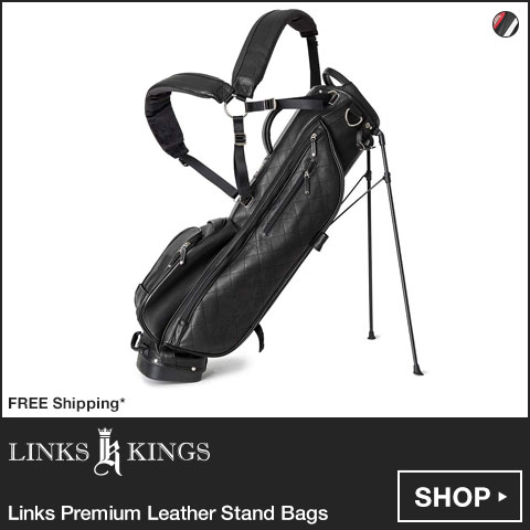 Links And Kings Links Premium Leather Stand Bags at Golf Locker
