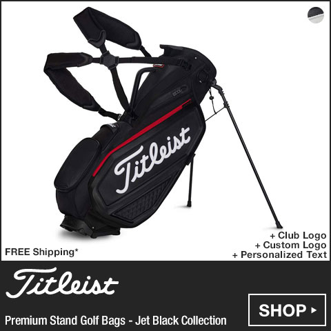 Titleist Premium Stand Golf Bags - Jet Black Collection at Golf Locker
