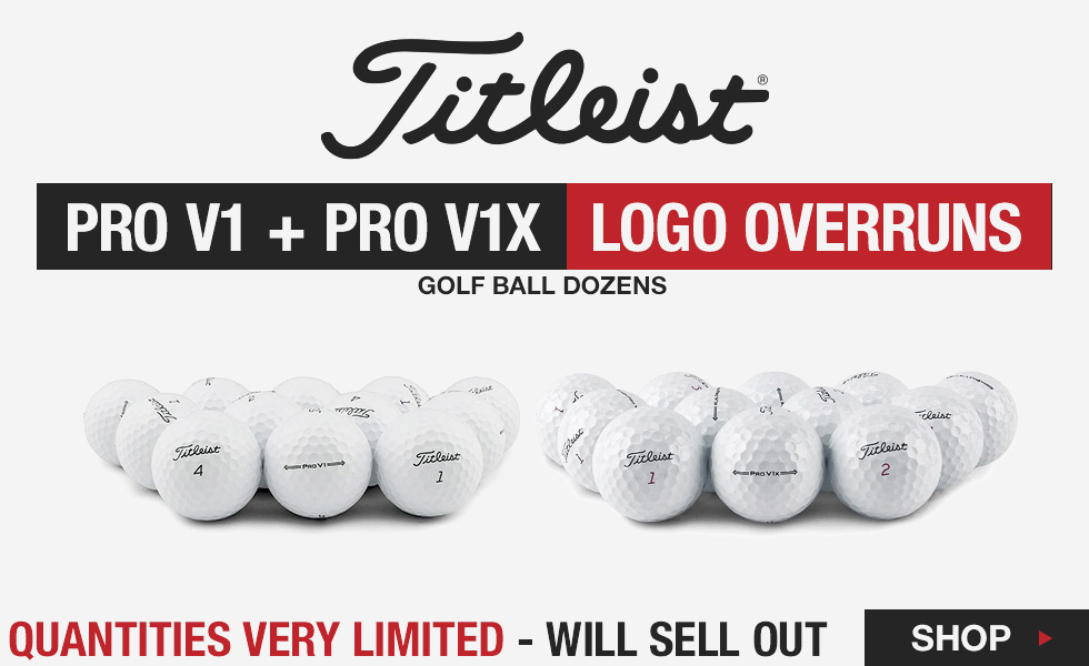 Titleist Pro V1 and Pro V1X Logo Overrun Golf Ball Dozens at Golf Locker