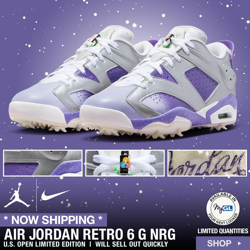 Nike Air Jordan Retro 6 G NRG Golf Shoes - Limited Edition U.S. Open at Golf Locker