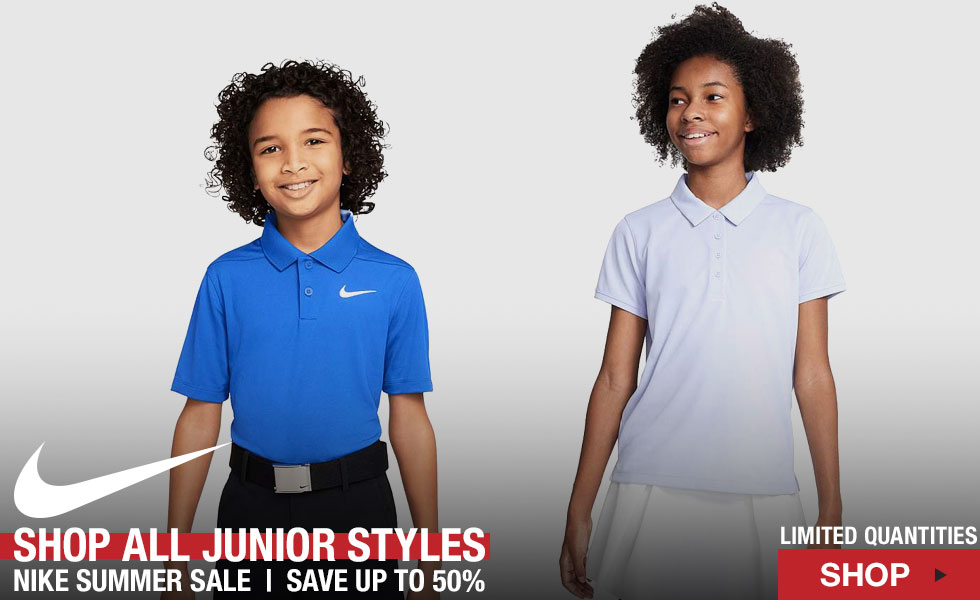 Shop All Nike Junior Sale Styles at Golf Locker