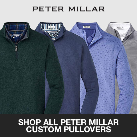 Shop All Peter Millar Custom Logo Pullovers at Golf Locker