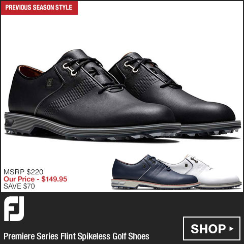 FJ Premiere Series Flint Spikeless Golf Shoes - Previous Season Style at Golf Locker