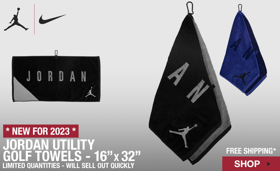 Nike Jordan Utility Golf Towels - 16in x 32in at Golf Locker