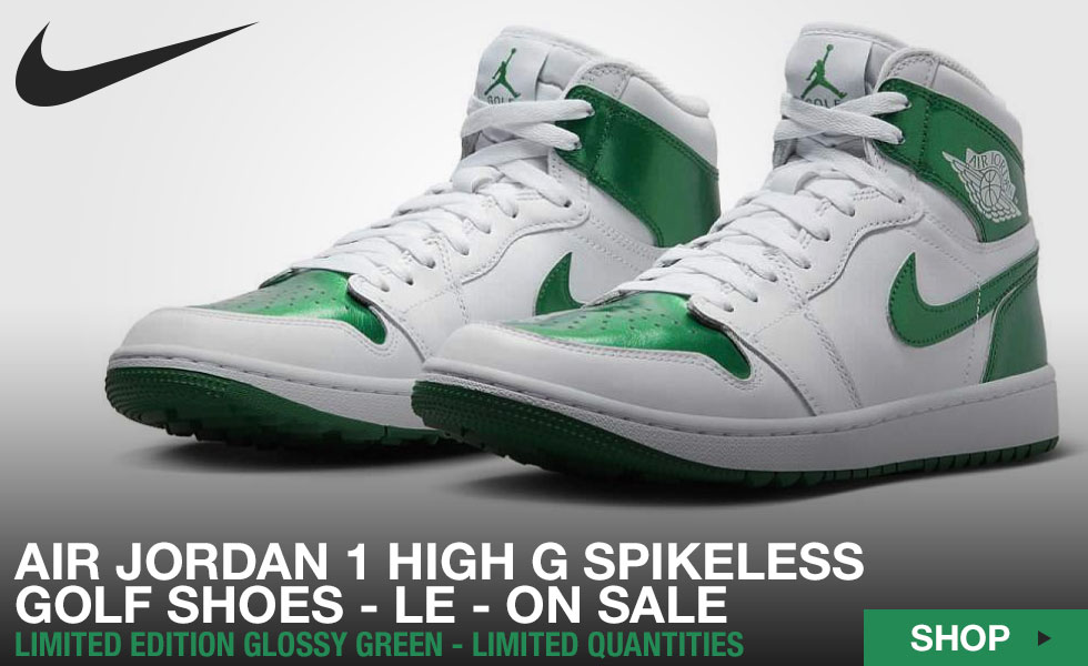 Nike Air Jordan 1 High G Spikeless Golf Shoes - Limited Edition - ON SALE at Golf Locker