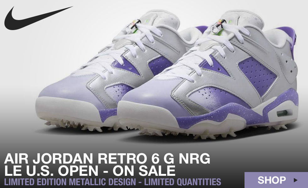 Nike Air Jordan Retro 6 G NRG Golf Shoes - Limited Edition U.S. Open - ON SALE at Golf Locker