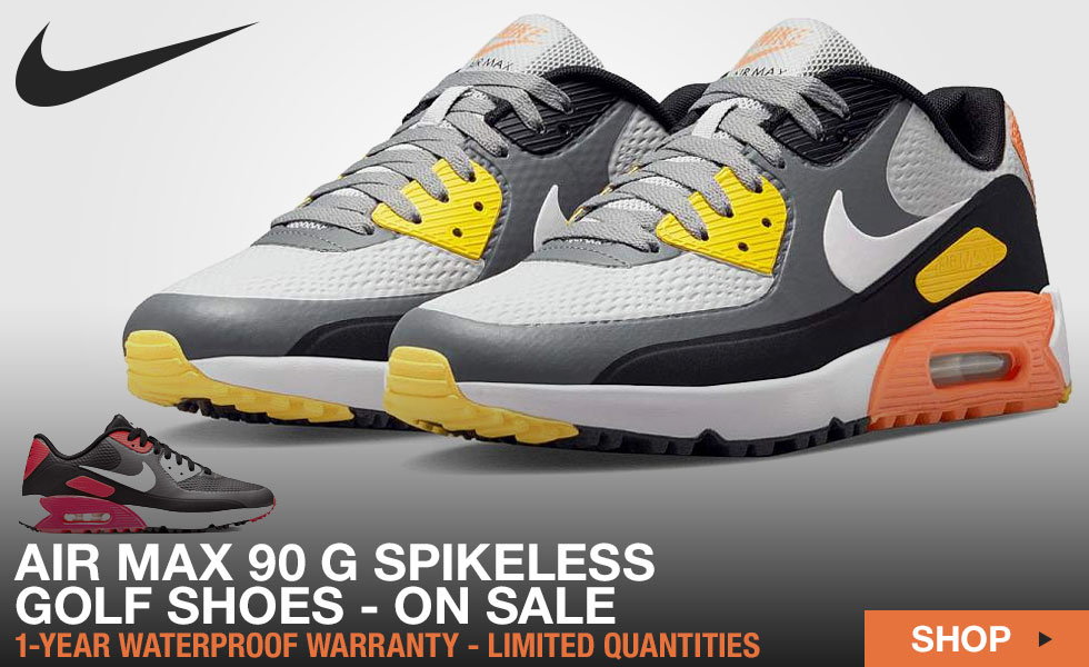 Nike Air Max 90 G Spikeless Golf Shoes - ON SALE at Golf Locker