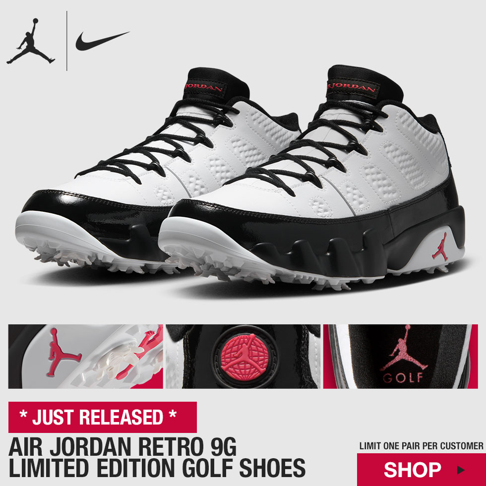 Nike Air Jordan Retro 9G Golf Shoes - Limited Edition at Golf Locker