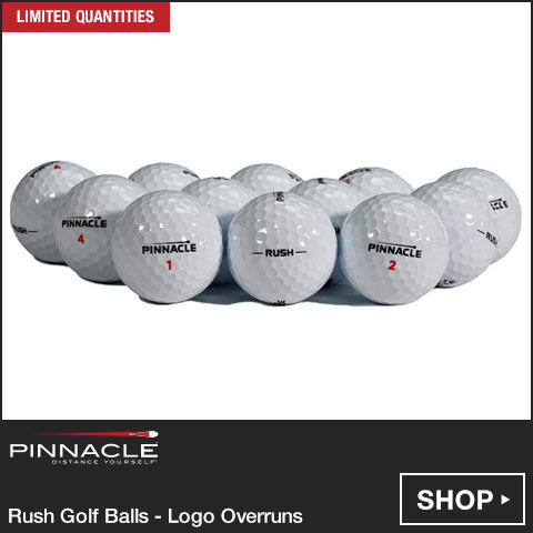 Pinnacle Rush Golf Balls - Logo Overruns at Golf Locker