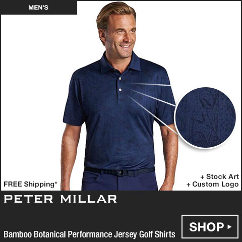 Peter Millar Bamboo Botanical Performance Jersey Golf Shirts at Golf Locker