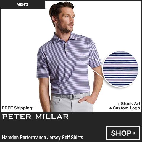 Peter Millar Hamden Performance Jersey Golf Shirts at Golf Locker