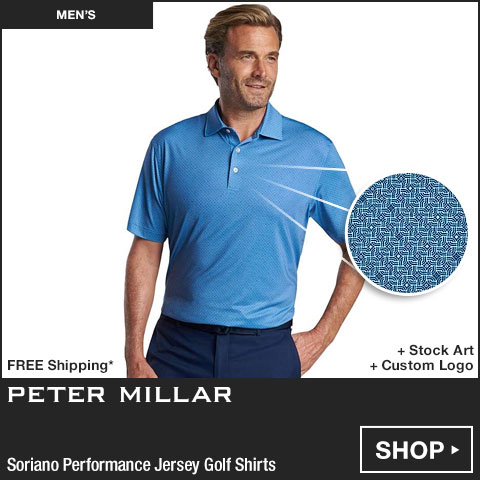 Peter Millar Soriano Performance Jersey Golf Shirts at Golf Locker