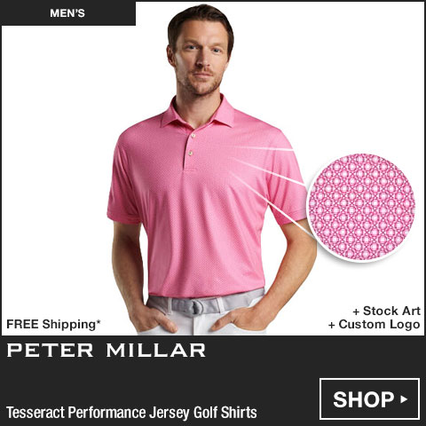 Peter Millar Tesseract Performance Jersey Golf Shirts at Golf Locker