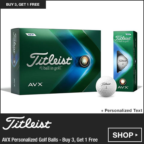 Titleist AVX Personalized Golf Balls - Buy 3, Get 1 Free at Golf Locker