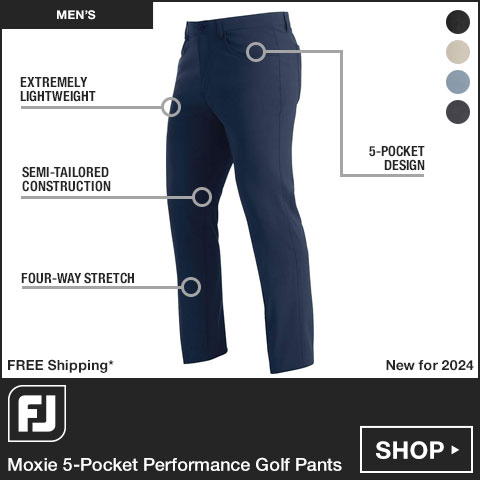 FJ Moxie 5-Pocket Performance Golf Pants at Golf Locker