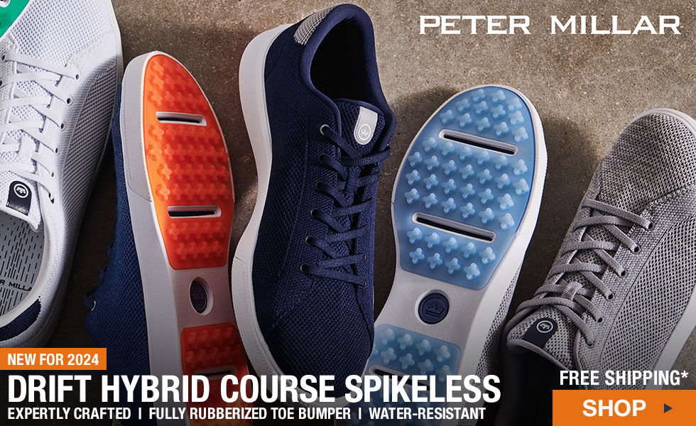 Peter Millar Drift Hybrid Course Spikeless Golf Shoes at Golf Locker