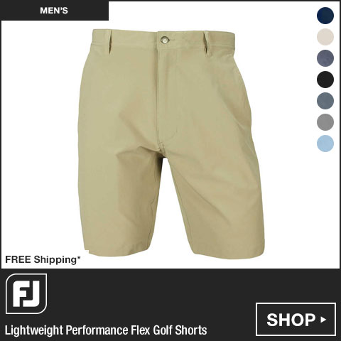 FJ Lightweight Performance Flex Golf Shorts at Golf Locker