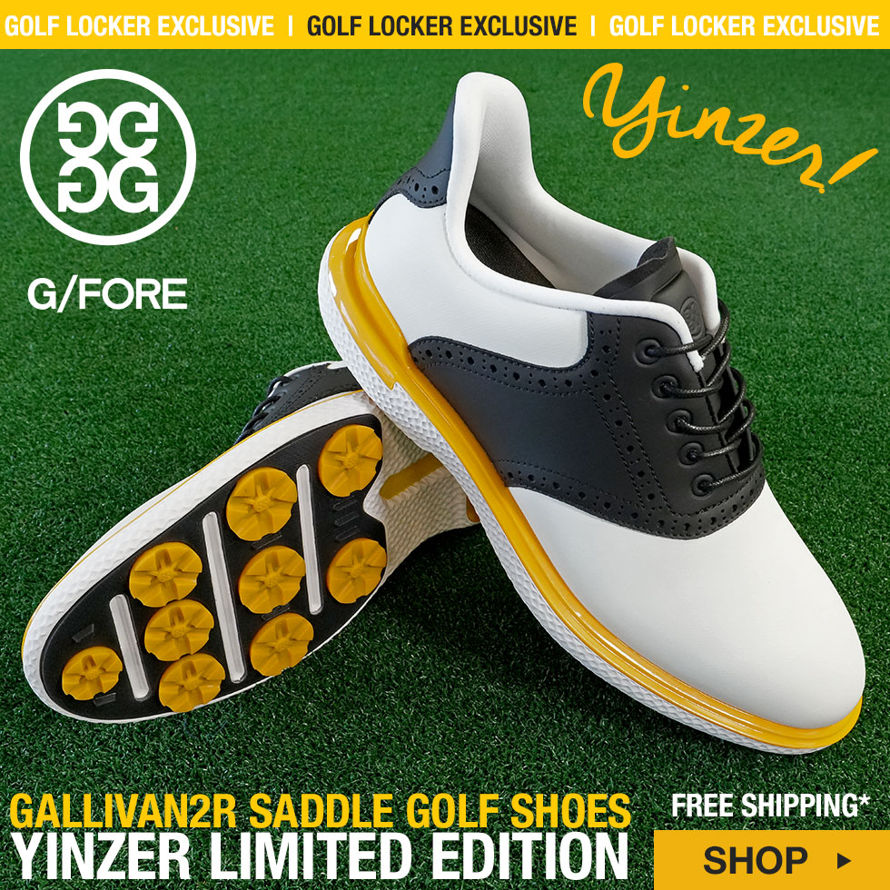 G/FORE Gallivan2r Saddle Golf Shoes - Yinzer Limited Edition - Golf Locker Exclusive at Golf Locker