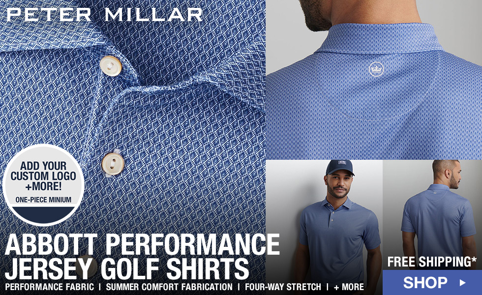 Peter Millar Abbott Performance Jersey Golf Shirts at Golf Locker