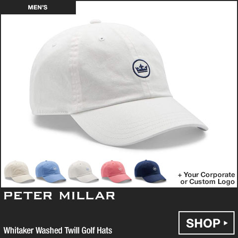 Peter Millar Whitaker Washed Twill Golf Hats at Golf Locker