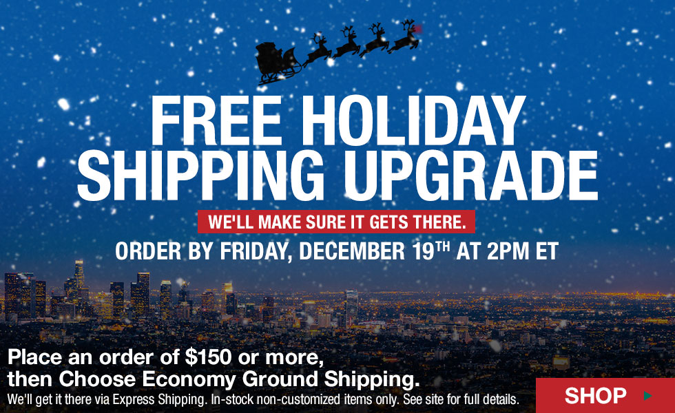 Free Holiday Shipping Method Upgrade at Golf Locker