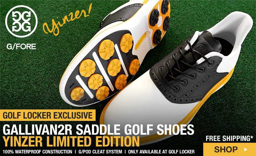 G/FORE Gallivan2r Saddle Golf Shoes - Yinzer Limited Edition - Golf Locker Exclusive