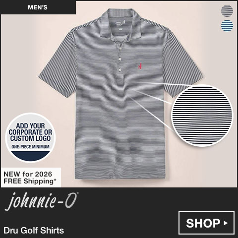 Johnnie-O Dru Golf Shirts at Golf Locker