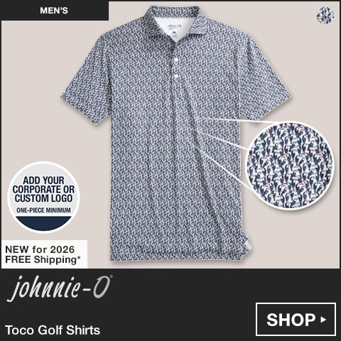 Johnnie-O Toco Golf Shirts at Golf Locker