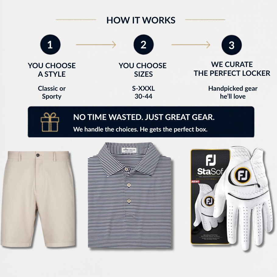 The Avid Golfer Gift Locker