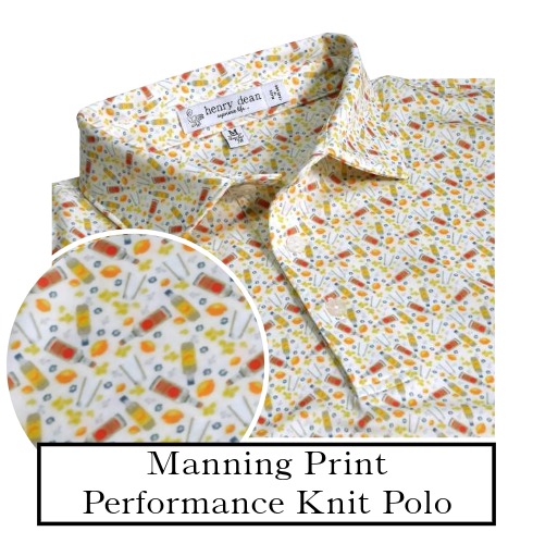 Henry Dean Manning Performance Knit Golf Shirt