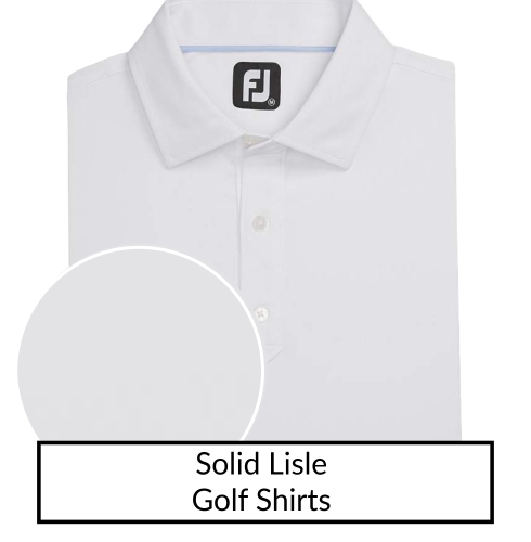Solid Lisle Golf Shirts