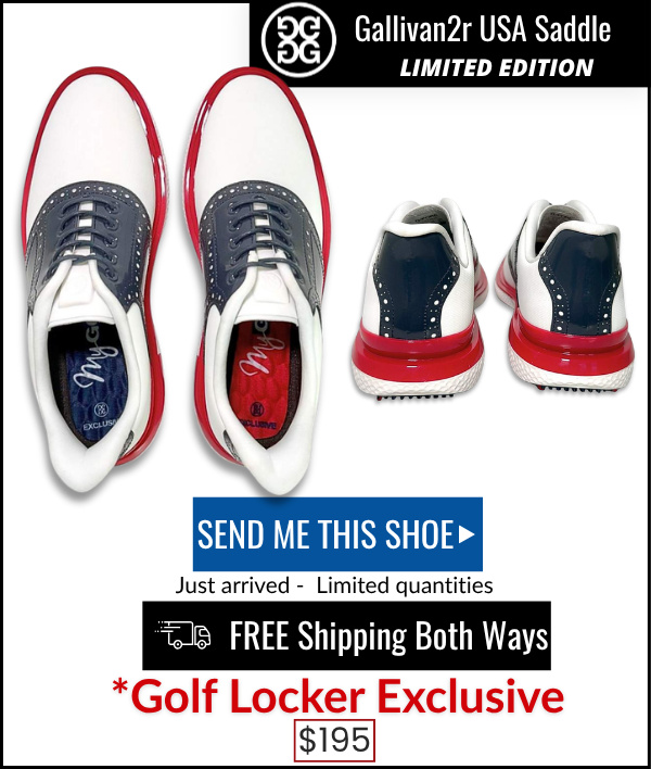 Gallivan2r USA Saddle G/Lock Golf Shoes