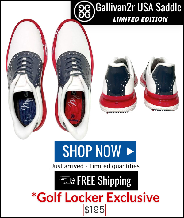 Gallivan2r USA Saddle G/Lock Golf Shoes