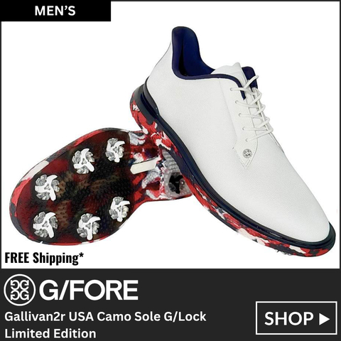 G/FORE Gallivan2r USA Camo Sole G/Lock Golf Shoes - Limited Edition