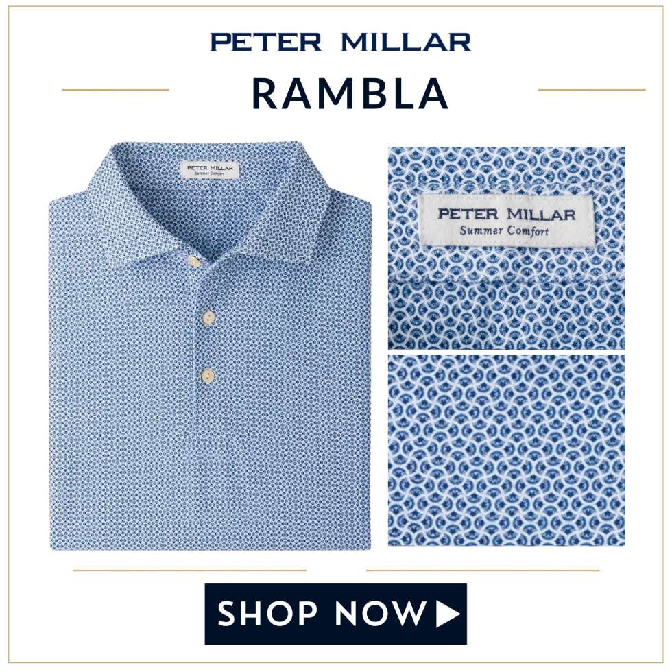 Peter Millar Rambla Performance Jersey Golf Shirt