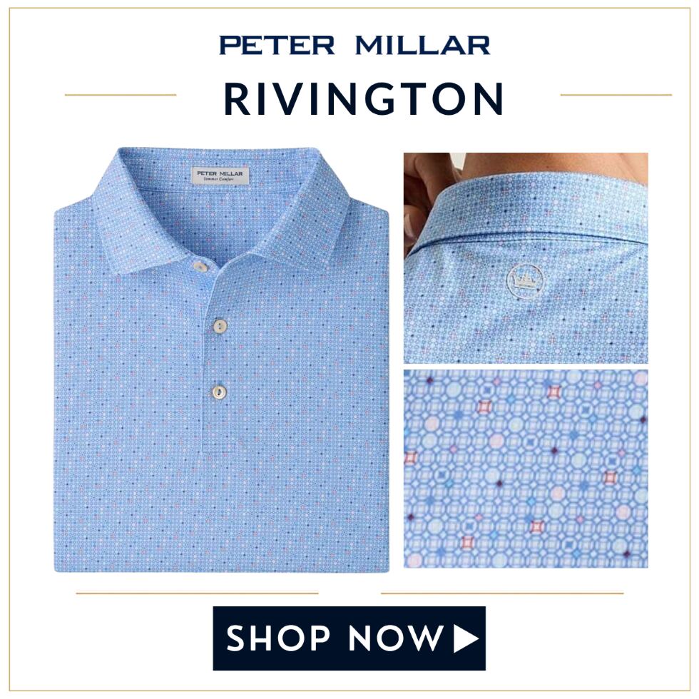 Peter Millar Rivington Performance Jersey Golf Shirt
