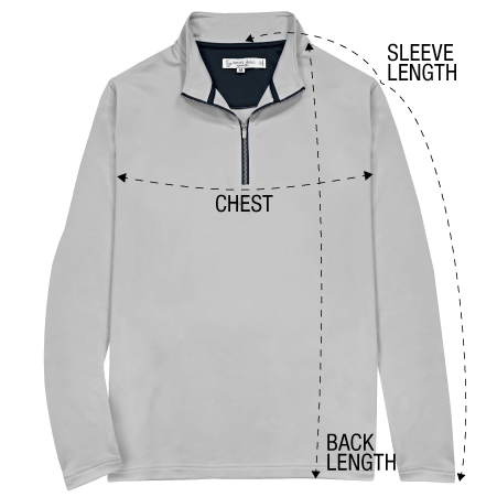 henry dean Pullover Size Guide - Golf Locker