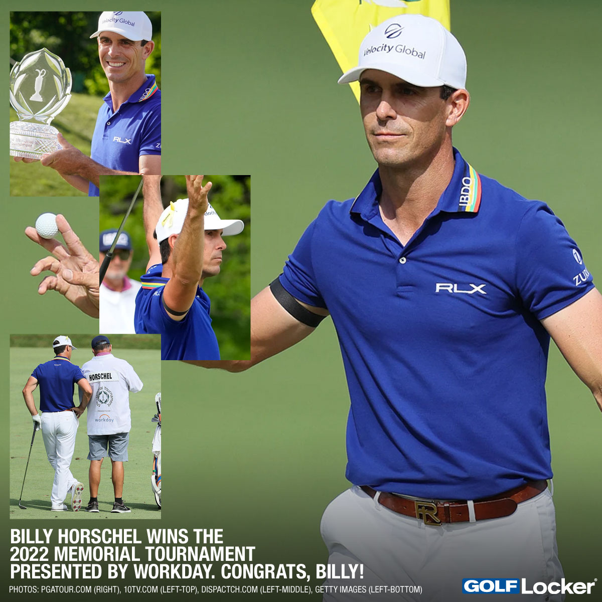 Billy Horschel Wins the 2022 Memorial Tournament presented by Workday. Congrats, Billy!