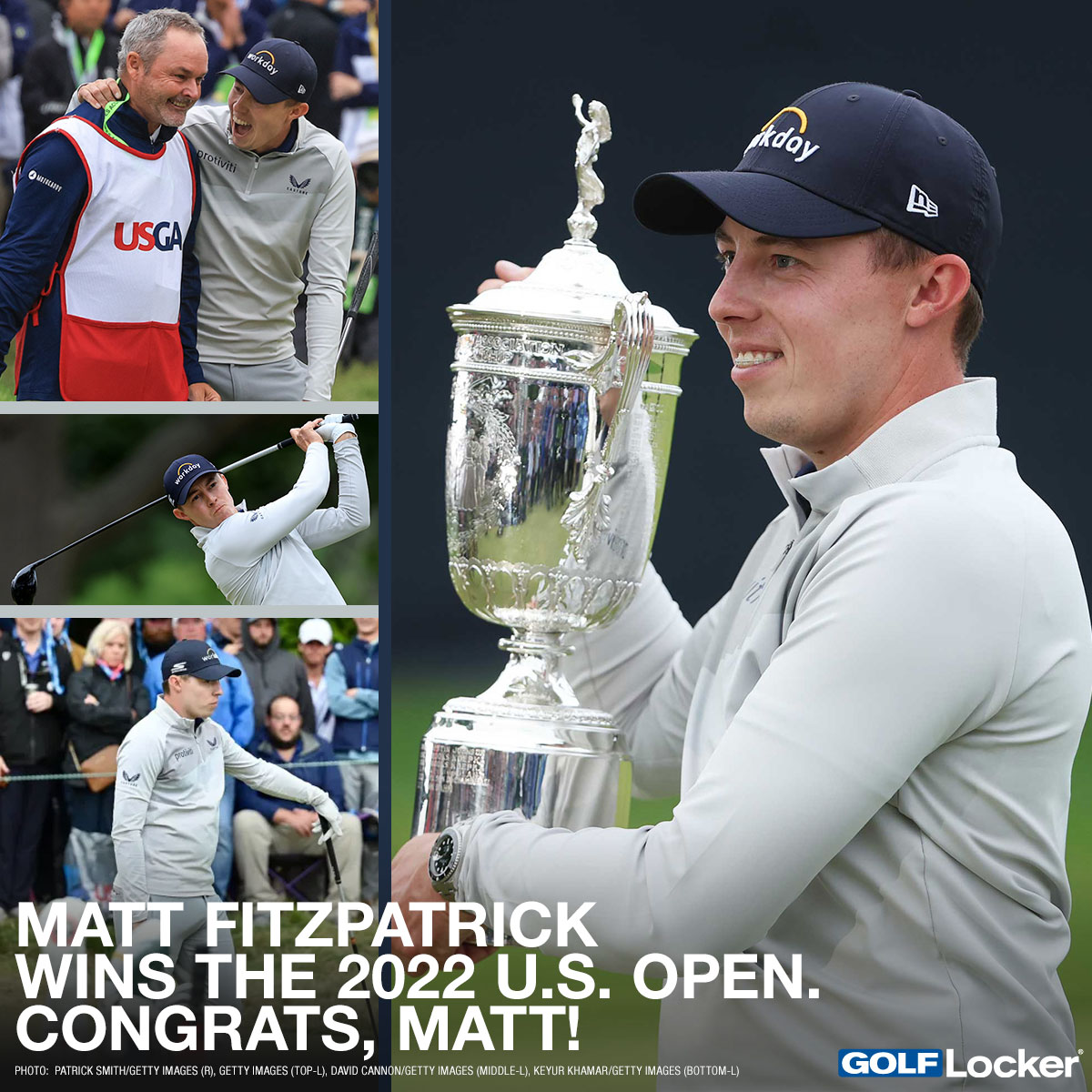 Matt Fitzpatrick Wins the 2022 U.S. Open - Congrats, Matt!